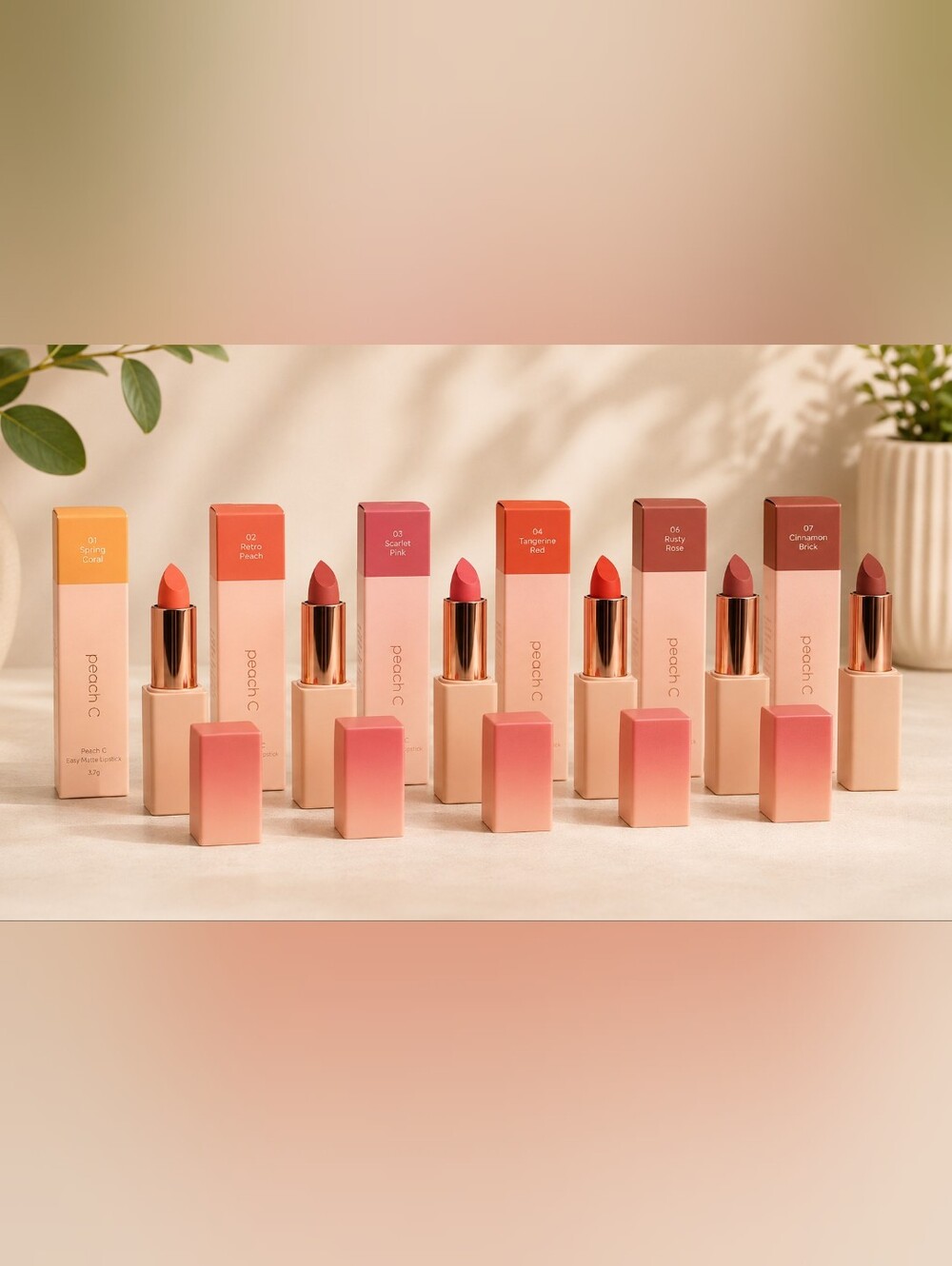 KBeauty Peach-C Lipstick, Various Shades BNIB